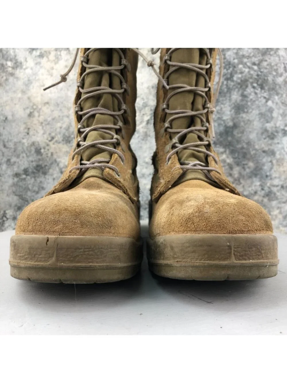 Belleville Men's Size 9.5R 550 ST USMC Hot Weather Steel Toe Brown Boots FAIR
